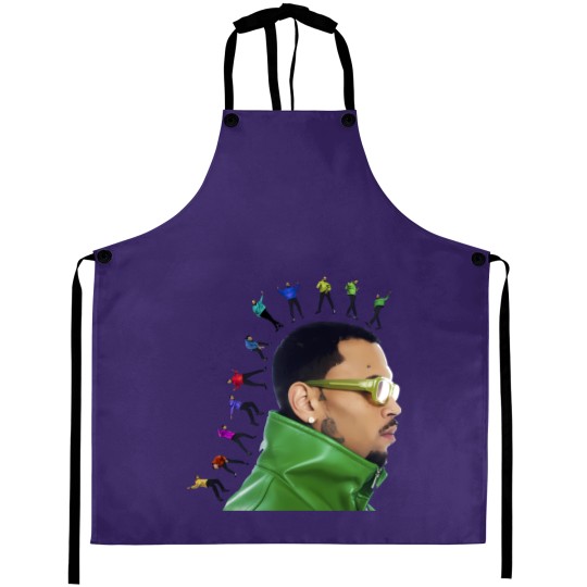 Discover Chris Brown 11:11 Tour 2024 Aprons, Chris Brown Fan Aprons, Chris Brown 2024 Aprons