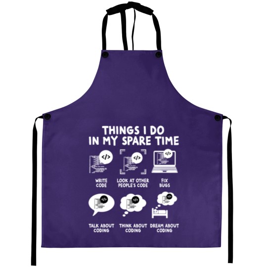 Discover Funny Coder Programmer Aprons