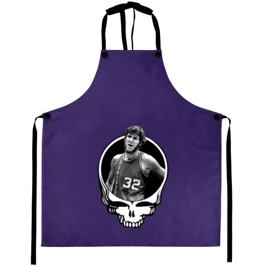 Discover Bill Walton Aprons - Rip Grateful Big Bill Walton Dead Aprons