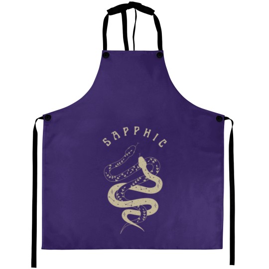 Discover Sapphic Aprons, Mystical Sapphic Snakes, Boho Celestial