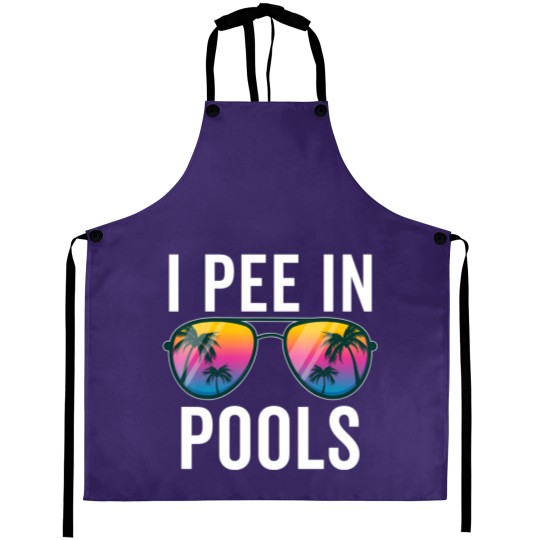 Discover I Pee In Pools Sunglasses - I Pee In Pools - Aprons