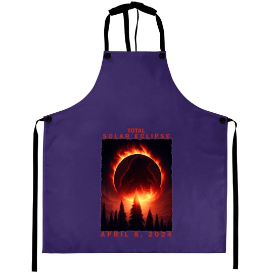 Discover 2024 Eclipse Total Solar Eclipse 2024 Unisex Aprons