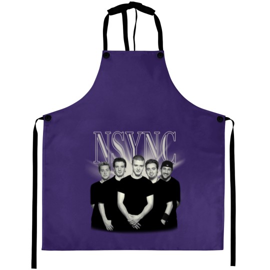 Discover Vintage Y2k NSYNC Aprons, 90s Boy Band Aprons, NSYNC Eras Aprons