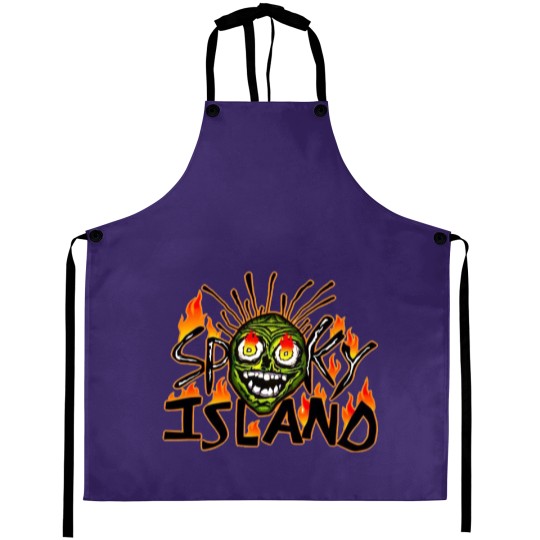 Discover Spooky Island Scooby Doo Collage Unisex Aprons, Spooky Island