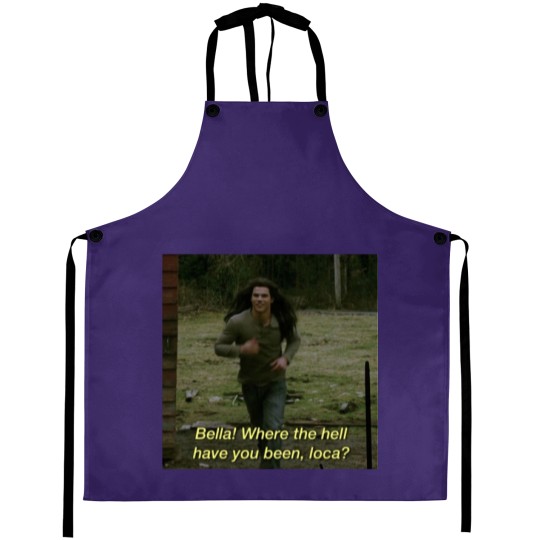 Discover Bella Where The Hell Have You Been Loca Aprons, Twilight Aprons, Robert Pattinson Aprons