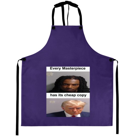 Discover Playboi Carti Donald Trump Mugshot Aprons
