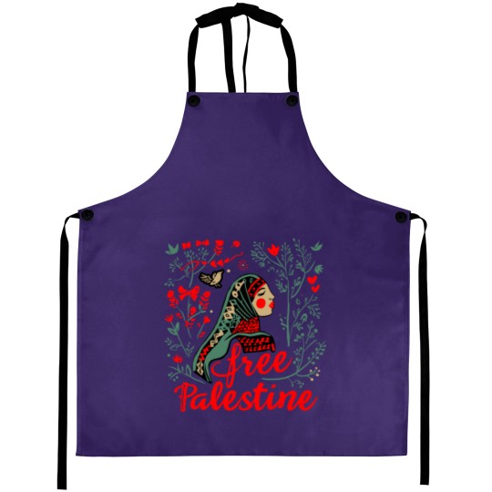 Discover Free Palestine Unisex Aprons