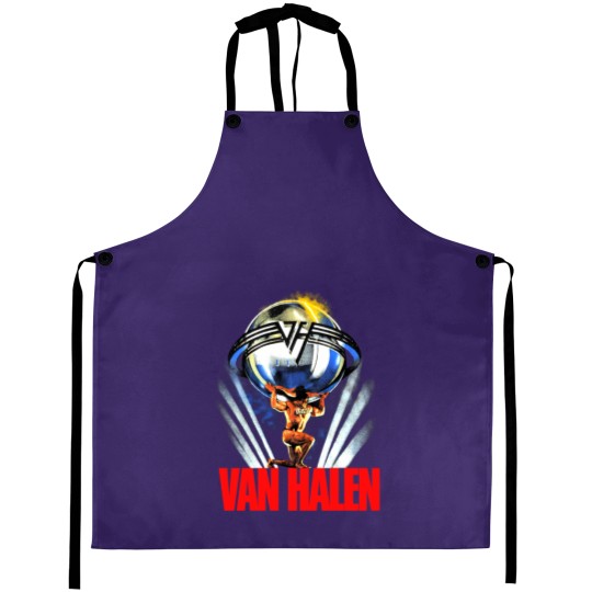 Discover Vintage van 5150 86 tour paper thin Aprons