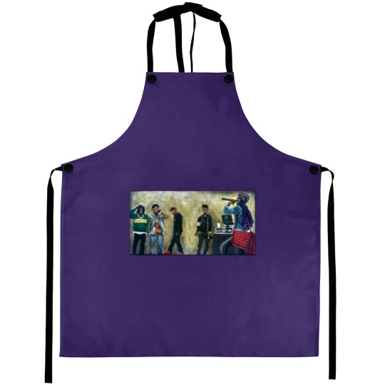 Discover 2016 FRESHMAN CYPHER Aprons vintage rap Aprons