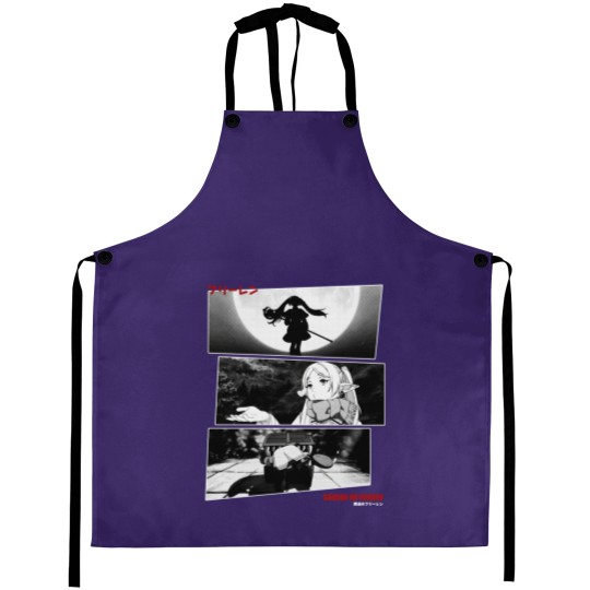 Discover Sousou No Frieren Frieren Halftone Design Aprons