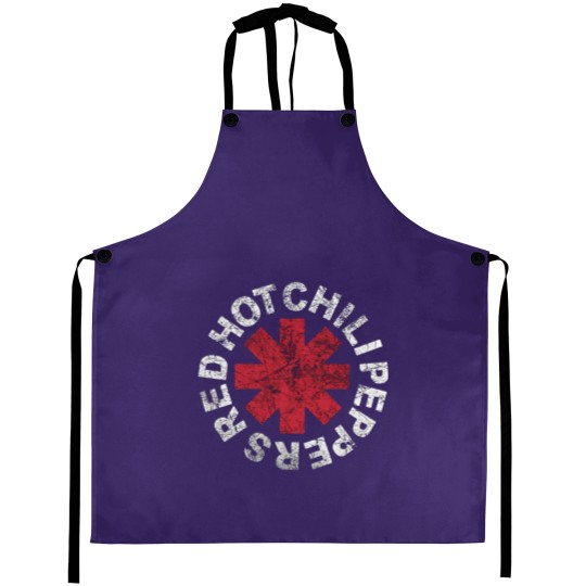Discover Red Hot Chili Peppers Aprons, Band Aprons Vintage Aesthetic Distressed RHCP Graphic Aprons