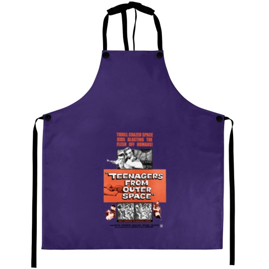 Discover Teenagers From Outer Space Aprons
