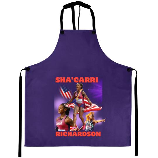 Discover Sha'carri Richardson Aprons, Sha'carri Richardson Aprons