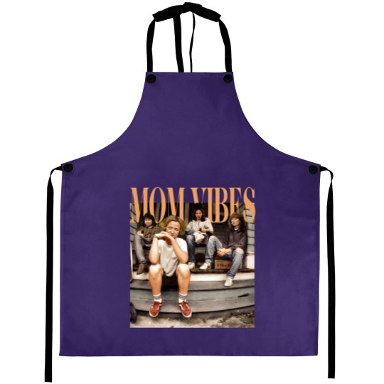 Discover Mom Vibes Thug Life Aprons, 90s Mom Vibes Aprons, Mother's Day Gift