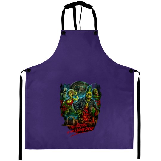 Discover Return of the living dead, tarman, zombies Aprons, Horror movies Aprons