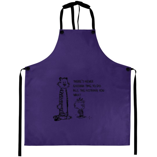 Discover Calvin and Hobbs Aprons