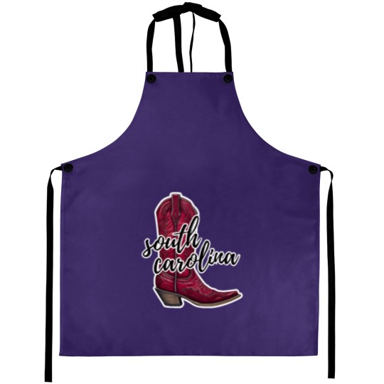 Discover University of South Carolina cowboy boot 1 Aprons