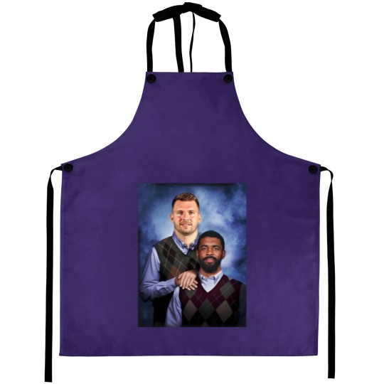 Discover Luka Doncic Kyrie Irvin Funny Aprons, Luka Doncic Aprons
