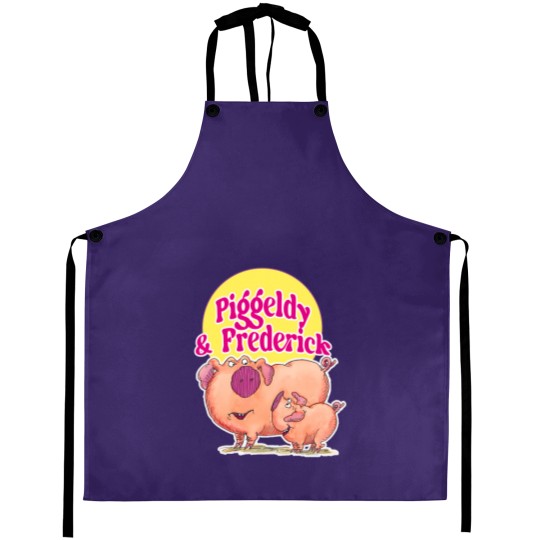 Discover Piggeldy And Frederick Series 1970'S Aprons