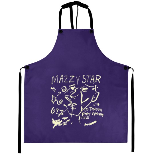 Discover Mazzy Star Aprons - Star So Tonight That basic black 90s Aprons