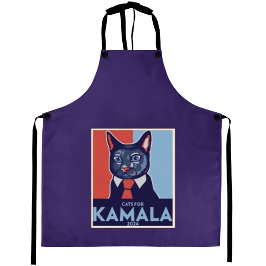 Discover Cats for Kamala 2024 Unisex Aprons