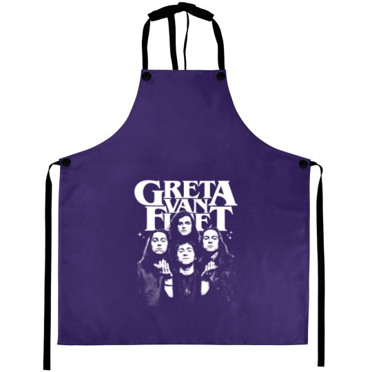 Discover Greta Van Fleet Tour 2024 Aprons, Classic 90s Greta Van Fleet Aprons