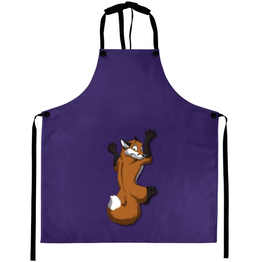 Discover Clinging Red Fox Aprons