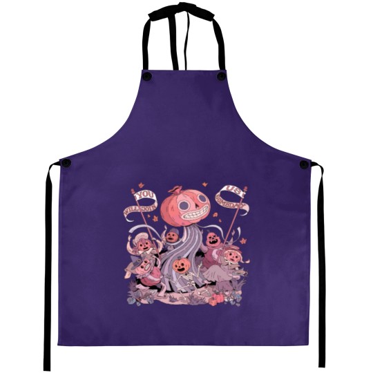 Discover Over The Garden Wall Aprons, Vintage Pottsfield Halloween Pumpkin Aprons