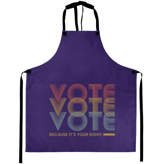 Discover Vote Apron for Election 24 and Political Activism