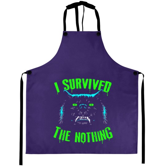 Discover Gmork I Survived The Nothing Neverending Vintage 80s Story Aprons