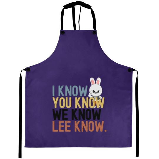 Discover Lee Know Stray Kids Funny Apron