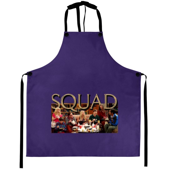Discover Big Bang Theory Squad Aprons, Funny Big Bang Theory Fan Aprons