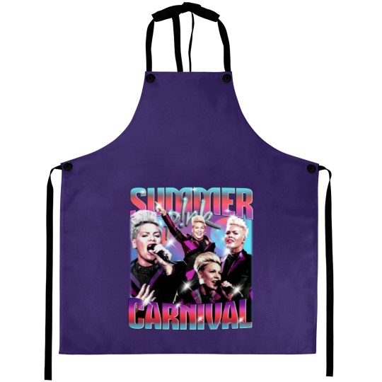 Discover Pink Singer Summer Carnival 2024 Tour Aprons, Trustfall Album Aprons, Pink Singer Tour Aprons