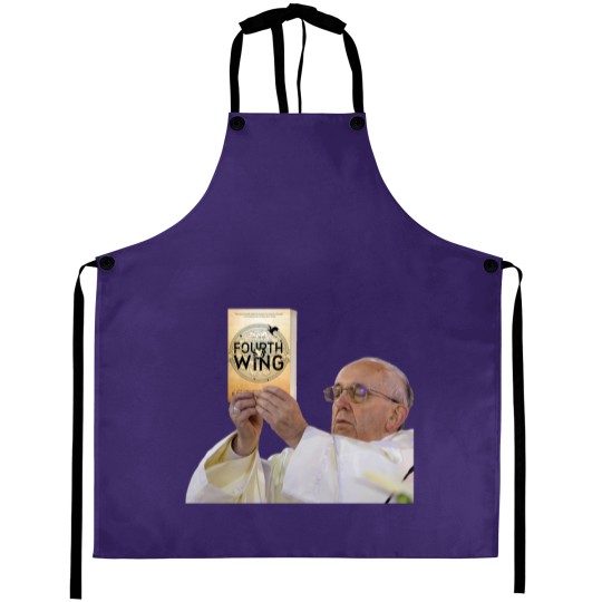 Discover Fourth Wing Pope Meme Aprons