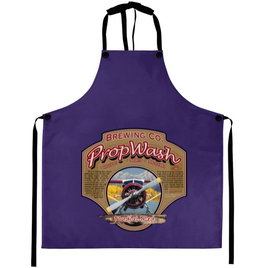 Discover PropWash Brewing Co. Radial Red DHC2 Beaver Floatplane Aprons