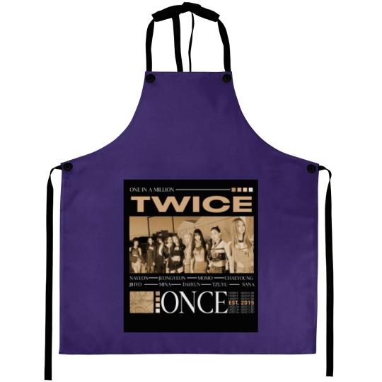 Discover Vintage Twice Aprons, Twice Unisex Kpop Aprons