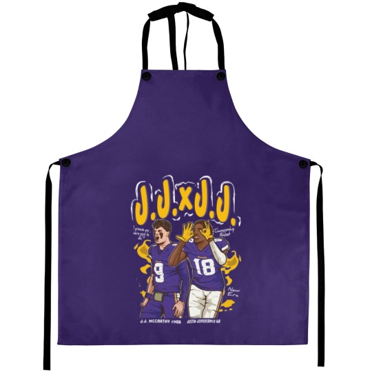 Discover Heavyweight Justin Jefferson x J.J. McCarthy "Championship Mindset" Crewneck Aprons