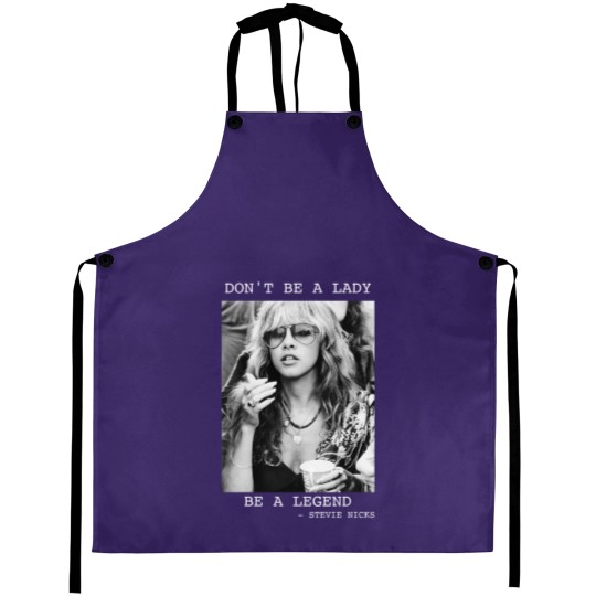Discover Don't Be A Lady Be A Legend Aprons, Vintage Stevie Nicks Aprons