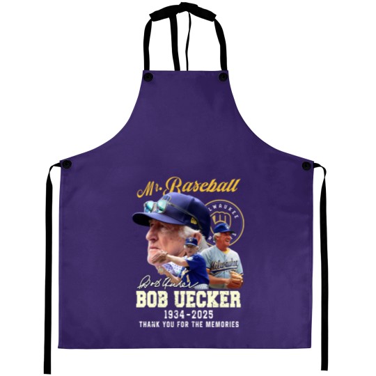 Discover Bob Uecker Mr. Baseball 1934-2025 Thank You - Bob Uecker Mr Baseball 1934 2025 - Aprons