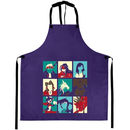 Discover Final Pop Final Fantasy 7 Aprons