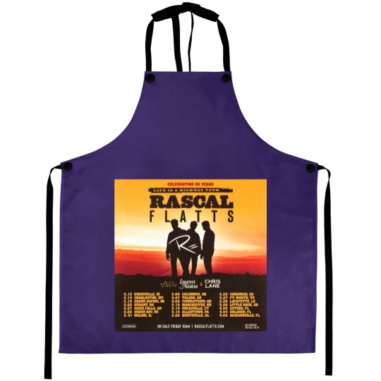 Discover Rascal Flatts Anniversary Life is a Highway Aprons