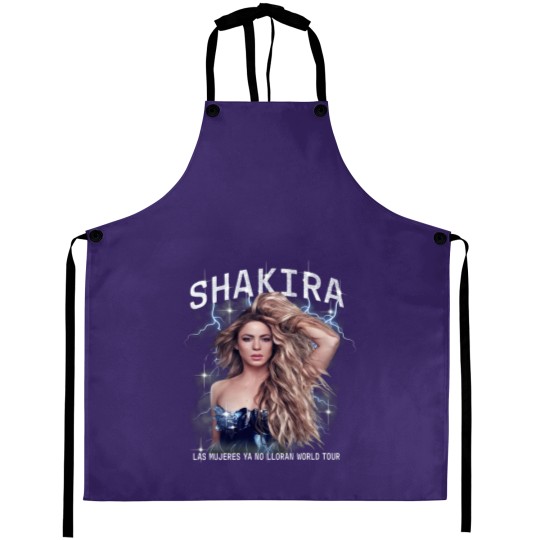 Discover 2024 Shakira Tour Aprons, Las Mujeres Ya No Lloran World Tour Aprons