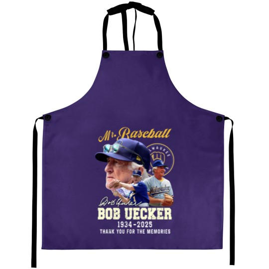 Discover Bob Uecker Baseball 1934-2025 Thank You T- Aprons