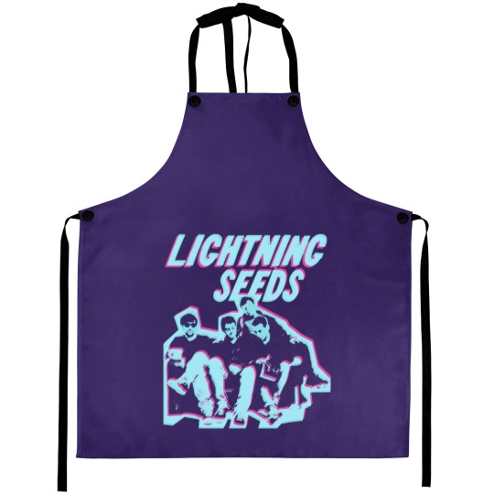 Discover Lightning Seeds Distressed Vintage Style 90s Classic Aprons