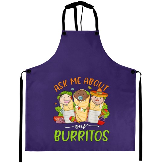 Discover Ask Me About Our Burritos Aprons, Mexico NICU Nurse Aprons, Nicu Cinco De Mayo Aprons