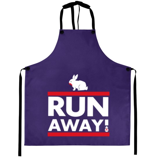 Discover Run Away! Aprons, Monty Python, Spamalot Aprons