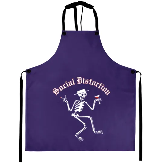 Discover Social Distortion Skull Art Aprons