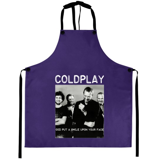 Discover Coldplay World Tour 2025 Aprons, Gift Aprons For Coldplay Fans
