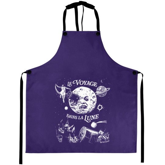 Discover A Trip To The Moon Le Voyage Dans La Lune 1902 Silent Film Unisex Classic Aprons
