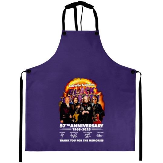 Discover Black Sabbath Band back to the beginning 2025 Aprons